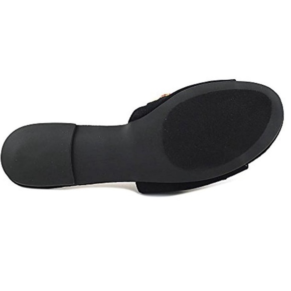 Design Lab Lord & Taylor Fleur Navy Velvet Mule 9M - Picture 12 of 12